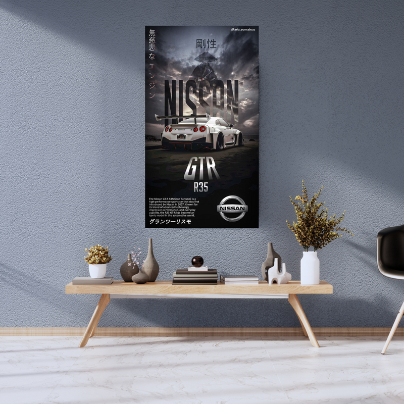 Nissan GTR R35 Poster – Iconic JDM Wall Art for True Gearheads